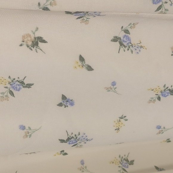 Forever 21 ivory floral print midi length cami dress - Picture 11 of 12